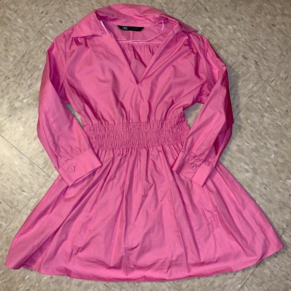 Zara pink dress. Size small.